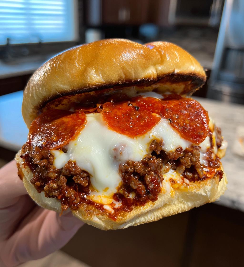delicious crockpot pizza burgers recipe easy and juicy