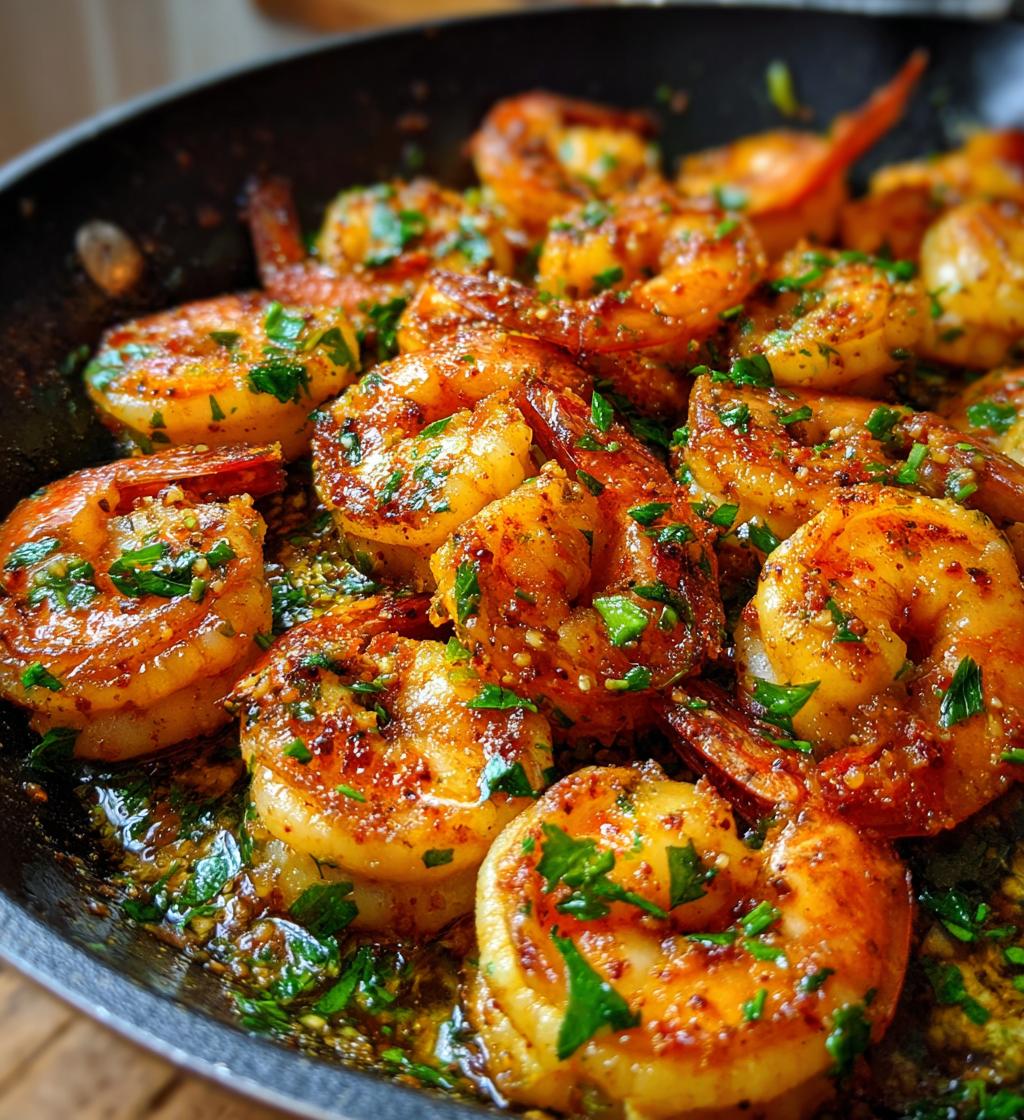 delicious sauteed shrimp