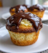dreamy boston cream cupcakes