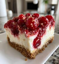 dreamy cherry cheesecake fluff