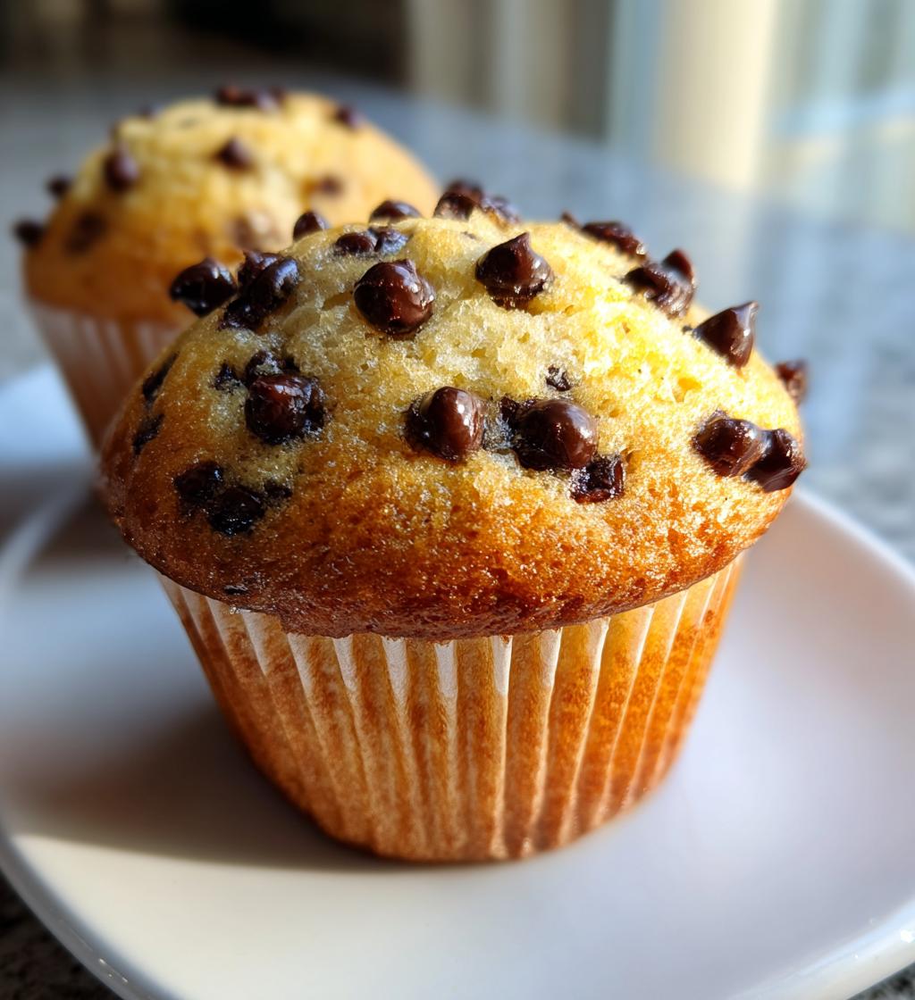easy banana chocolate chip muffins recipe - detail 1
