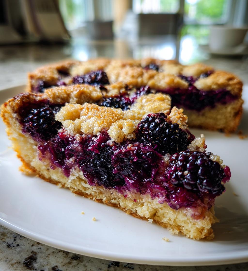 easy blackberry cobbler - detail 1