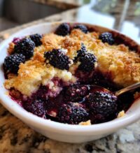 easy blackberry cobbler