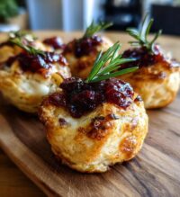 easy cranberry brie bites