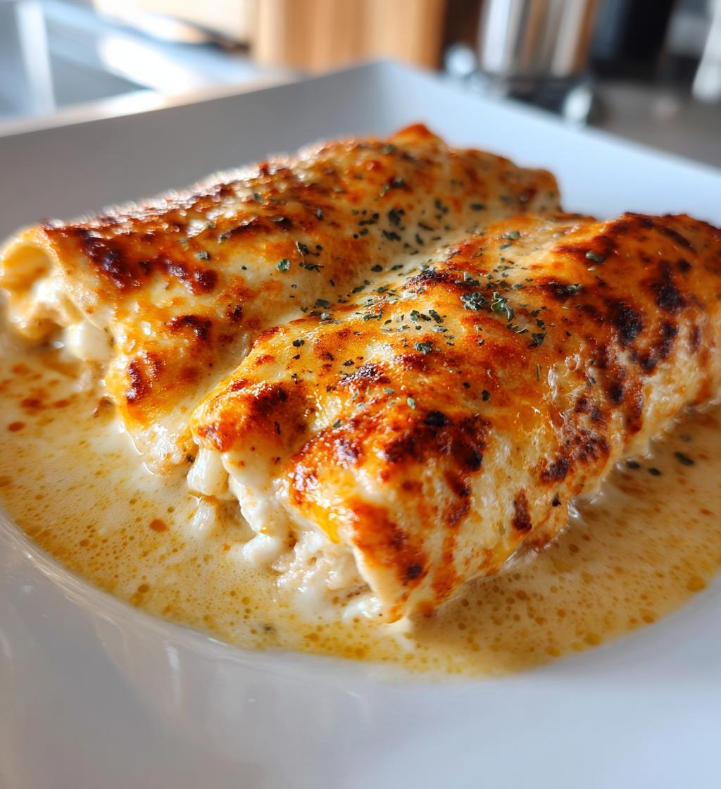 easy creamy white chicken enchiladas