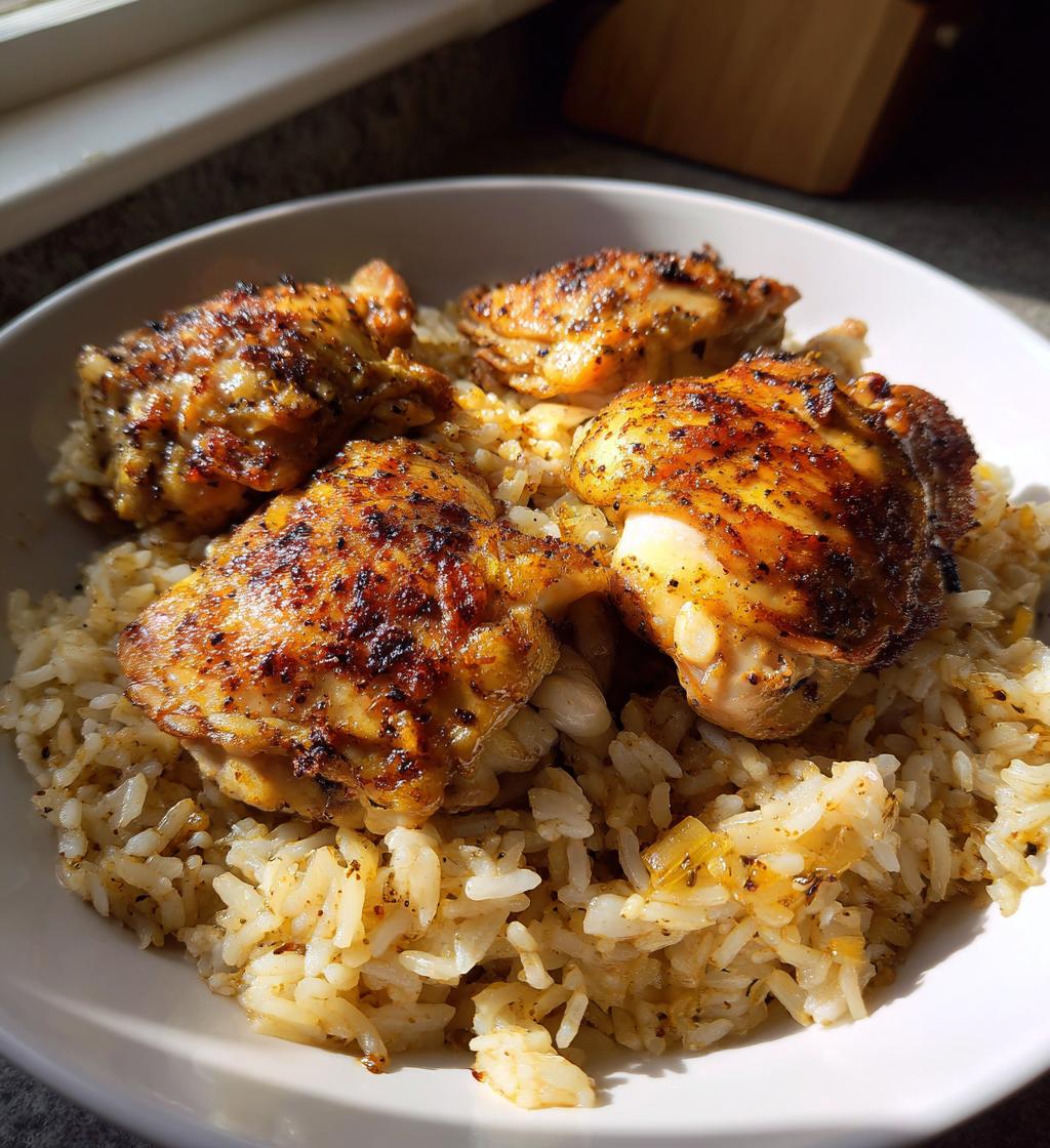 easy oven baked chicken and rice recipe