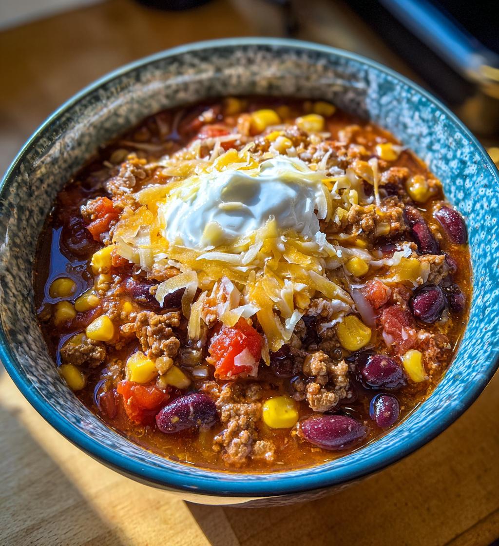 easy taco soup with ranch - detail 1