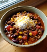 easy taco soup with ranch