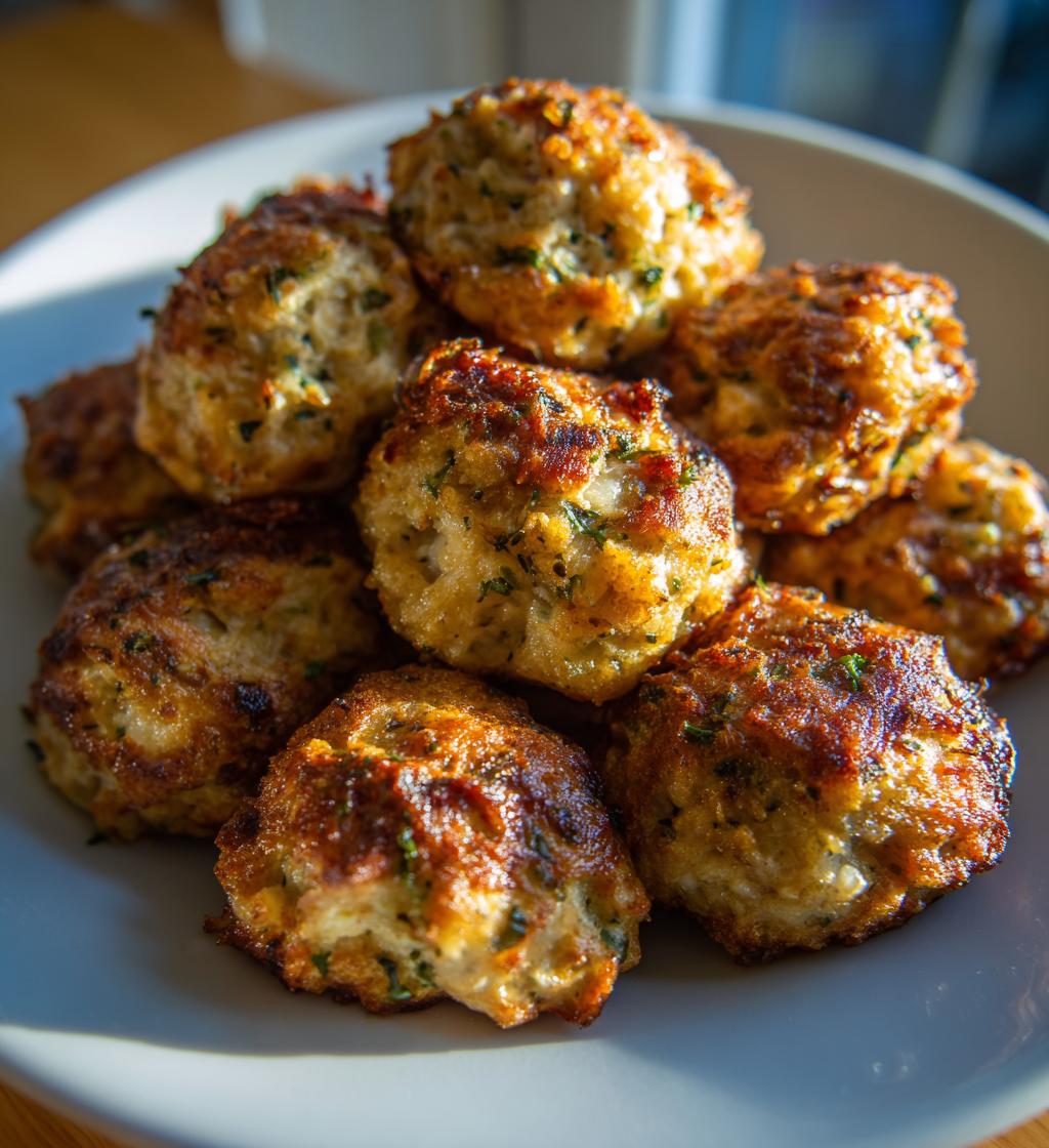 easy tasty turkey stuffing balls recipe