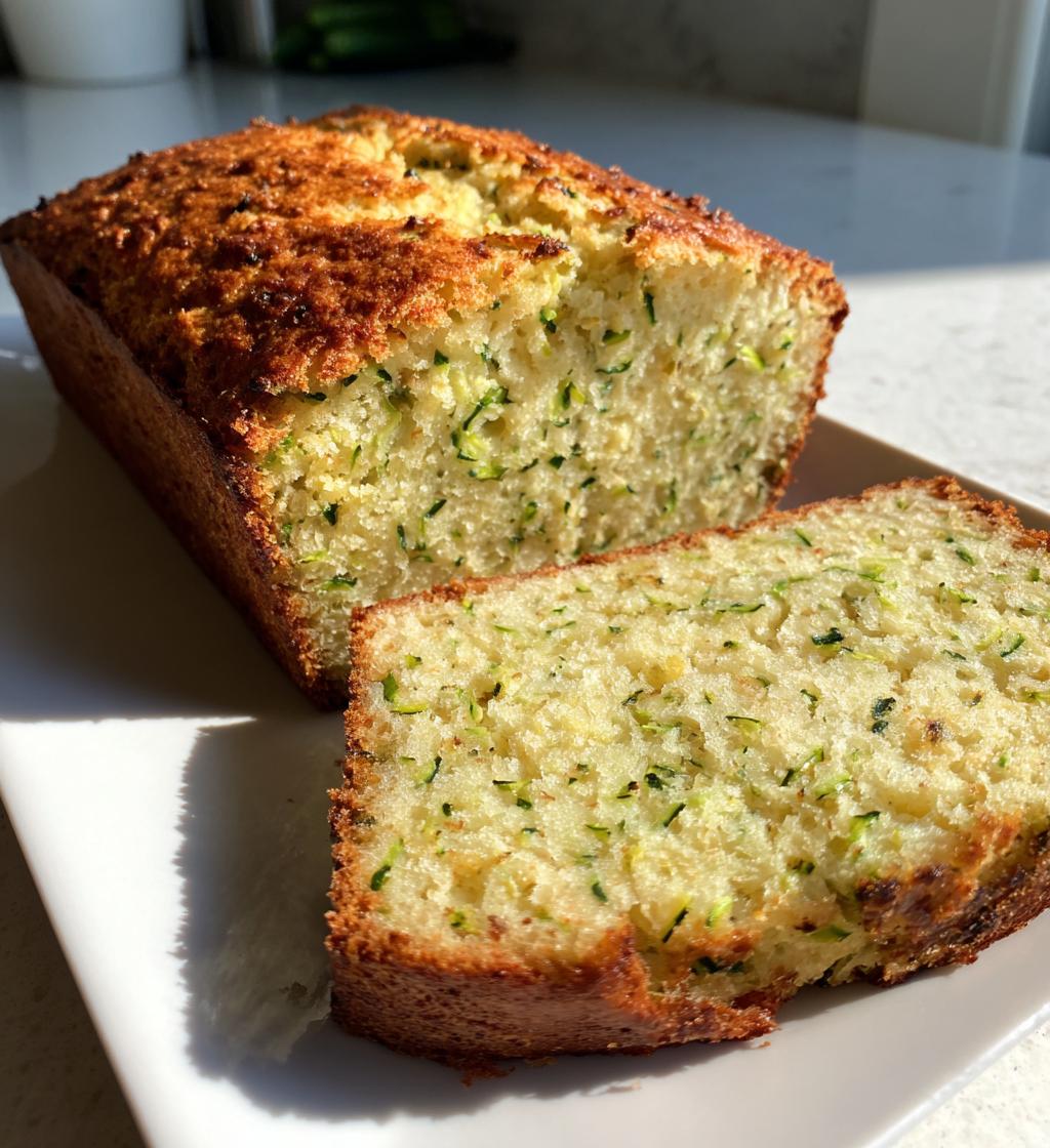 easy zucchini bread - detail 1