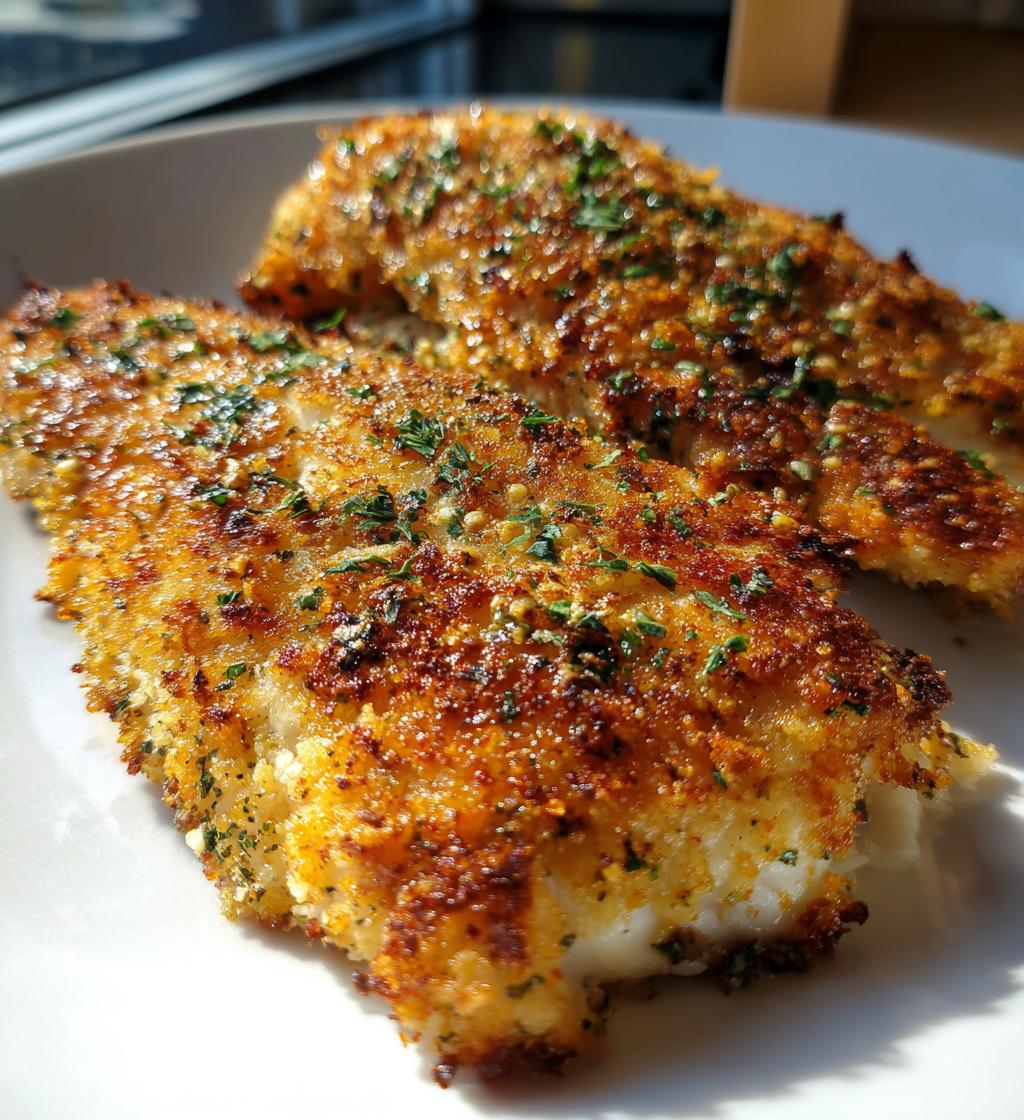 fast and easy parmesan crusted tilapia recipe