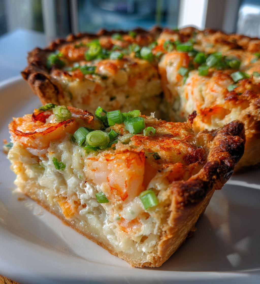 florida shrimp pie - detail 1