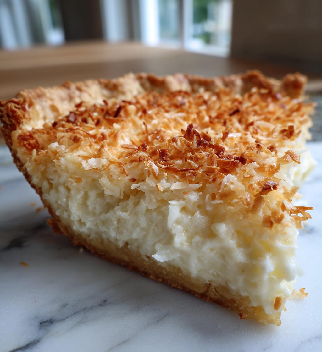 french coconut pie