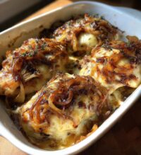 french onion chicken bake 2