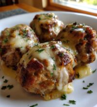 french onion meatballs