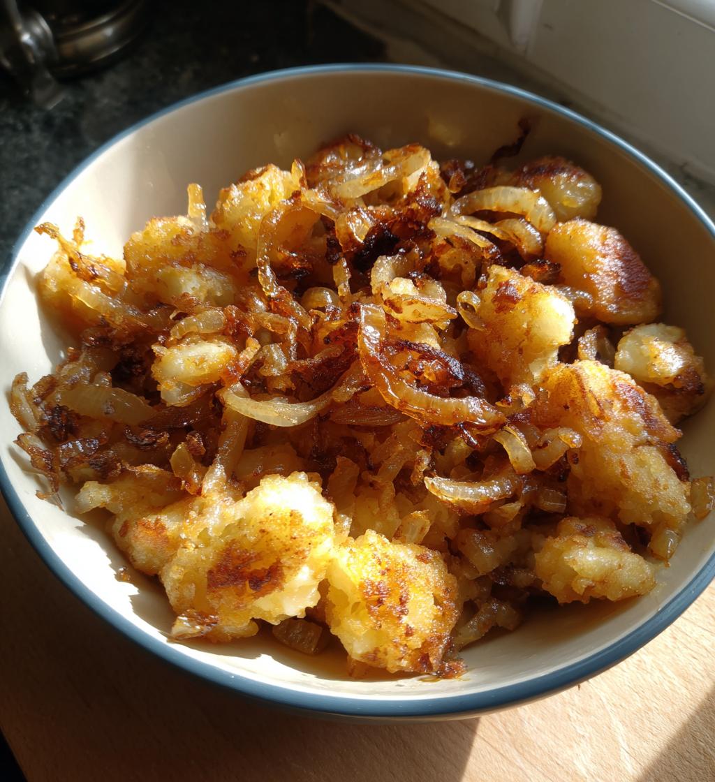 fried potatoes and onions - detail 1