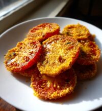 fried red tomatoes