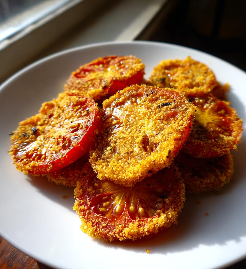 fried red tomatoes