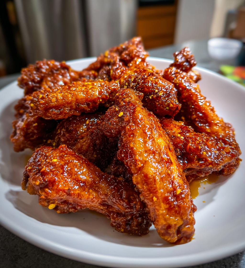 fried wing flats drizzled with honey lemon pepper
