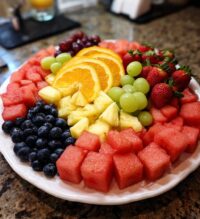 fruit tray thanksgiving