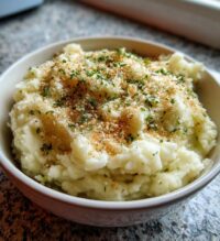 garlic parmesan mashed potatoes