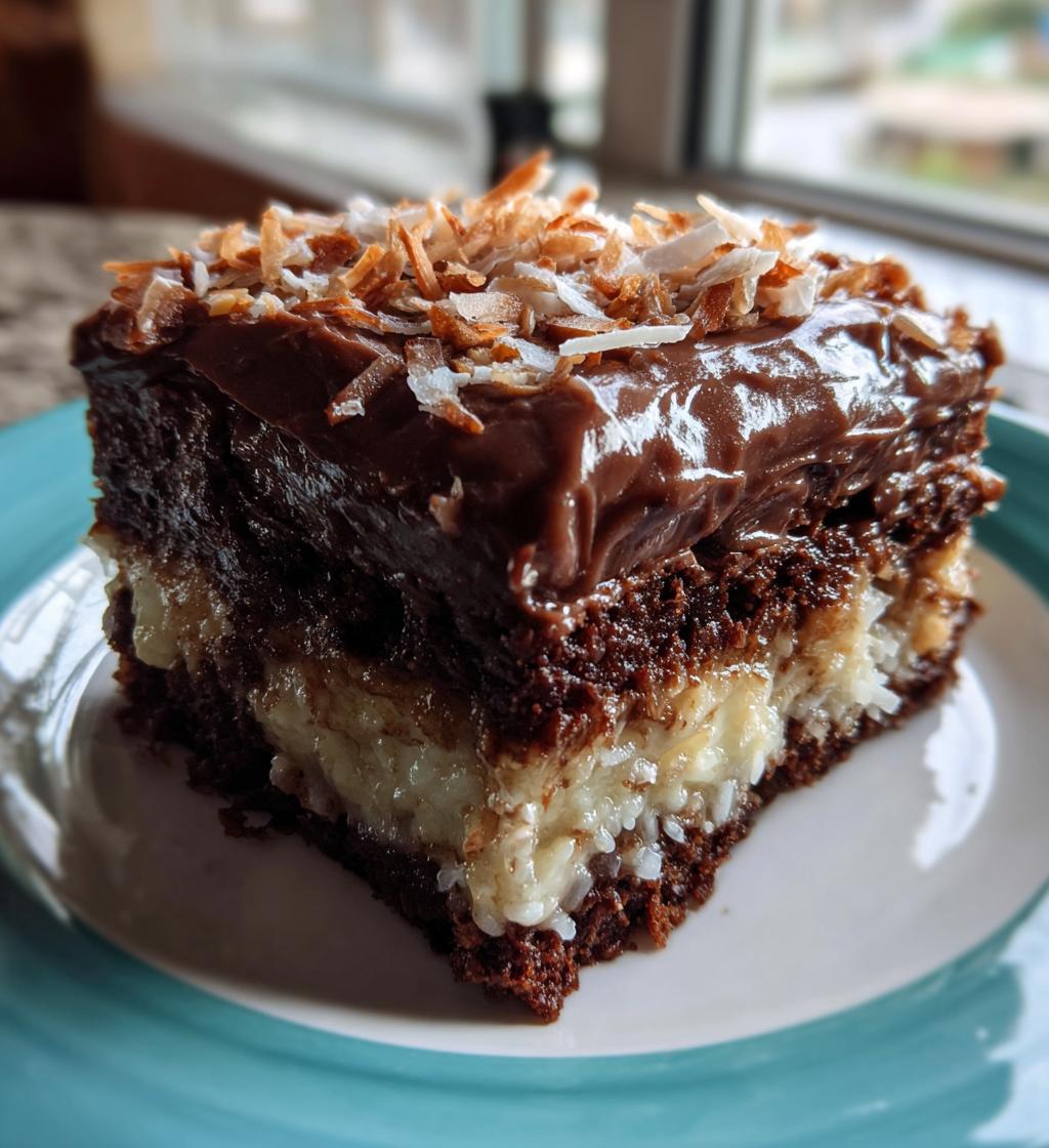 german chocolate sheet cake