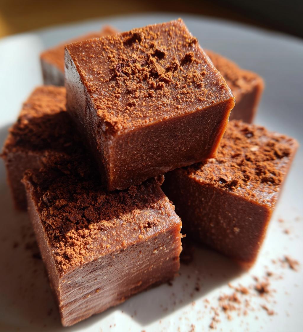 gingerbread fudge - detail 1