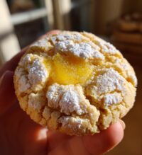 gluten free lemon curd cookies