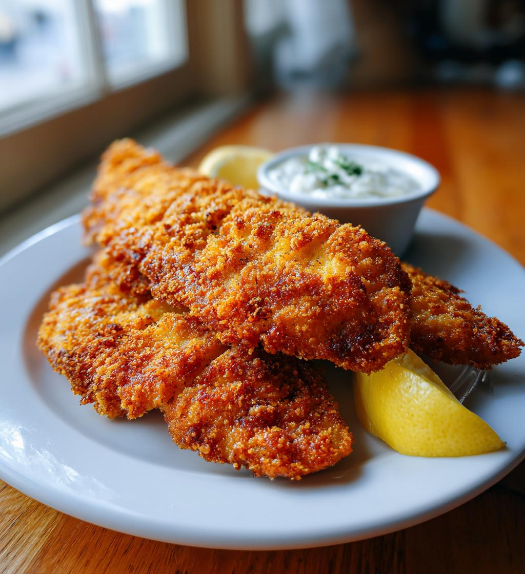 golden fried catfish - detail 1