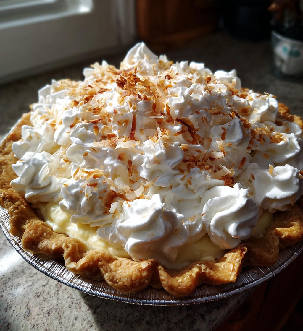 grandmas coconut cream pie