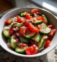 grandmas cucumber salad