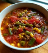 grandmas hamburger vegetable soup