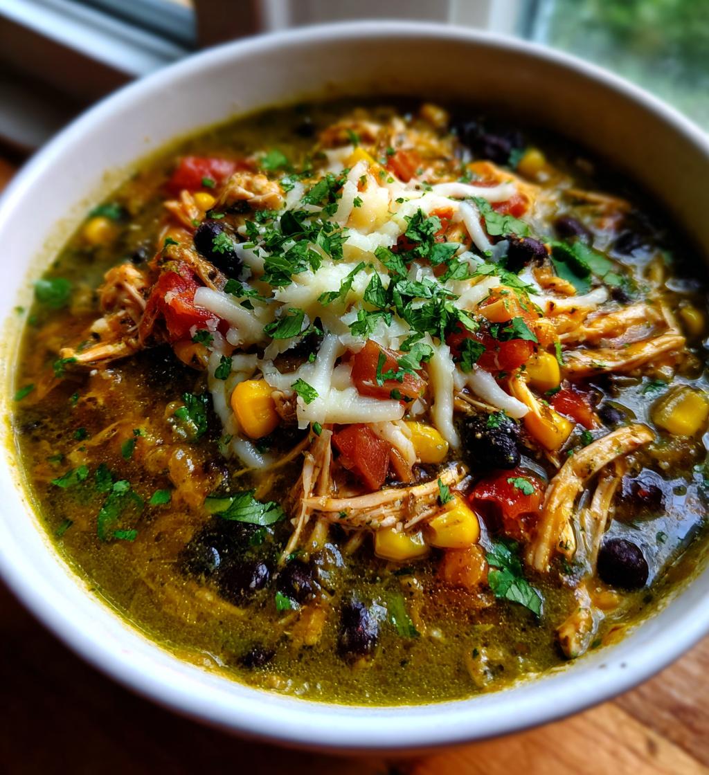 green enchiladas chicken soup