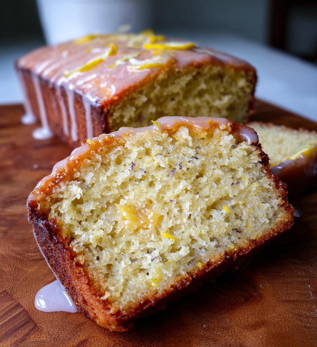 grey lavender cake with honey lemon glaze recipe - detail 1