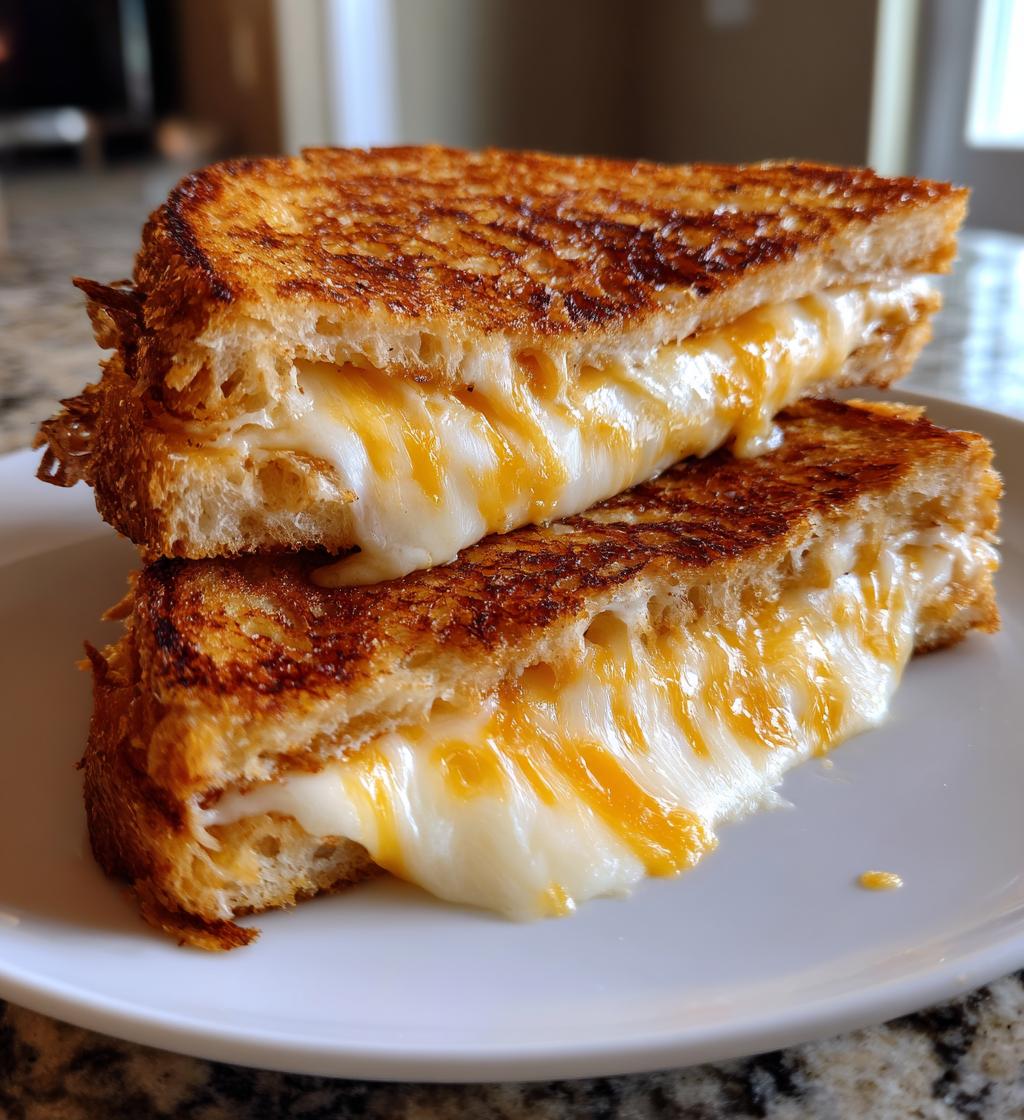 grilled cheese sandwich - detail 1