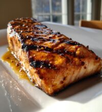 grilled salmon with dijon mustard sauce