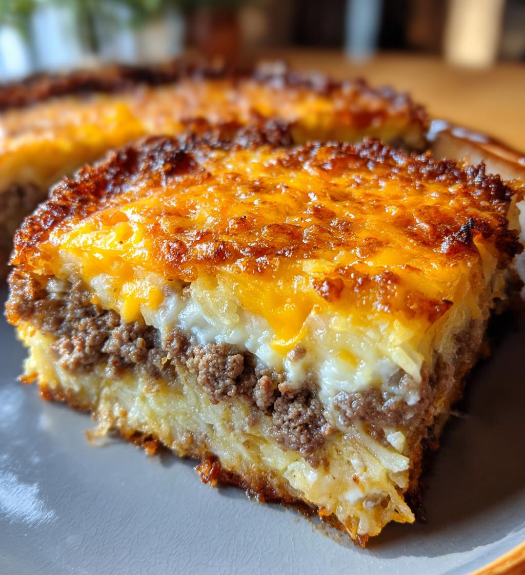 hamburger hash brown casserole