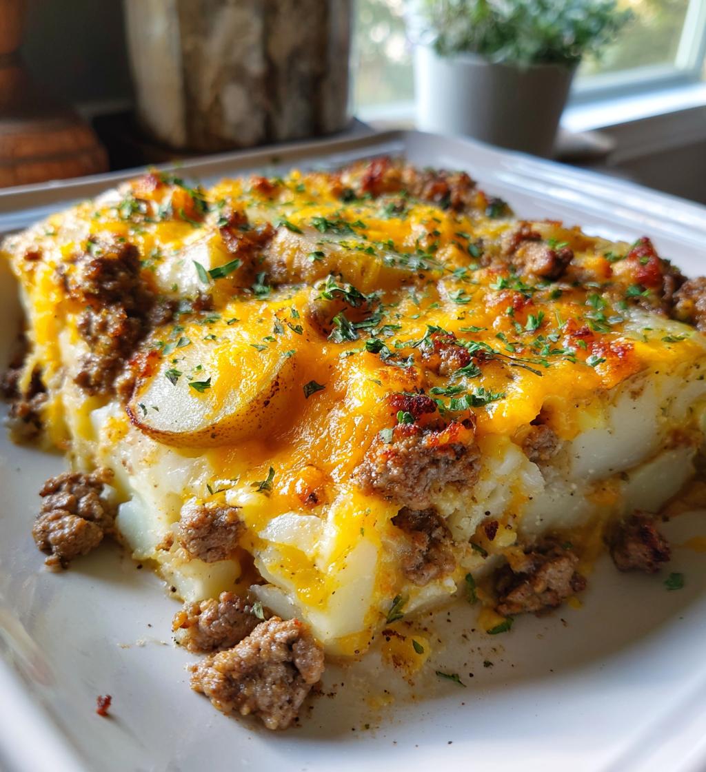 hamburger potato casserole 2