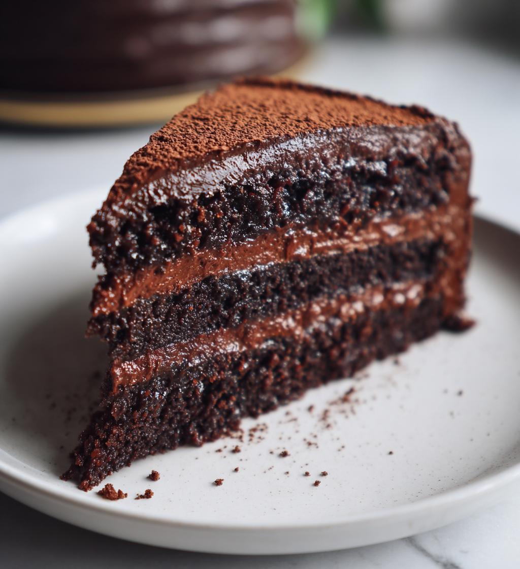 high protein low carb chocolate cake - detail 1