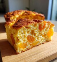 homemade apricot cake