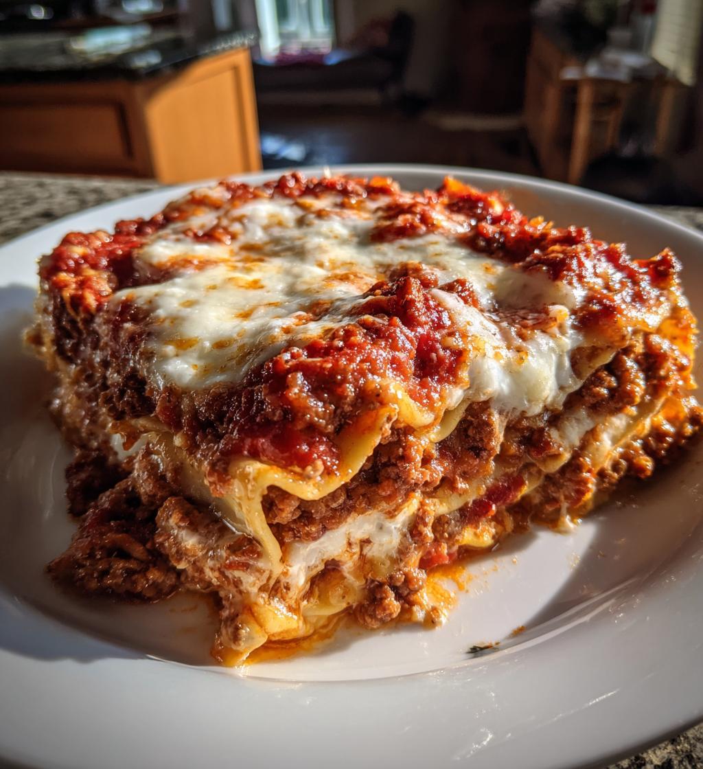homemade lasagna