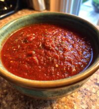 homemade marinara sauce