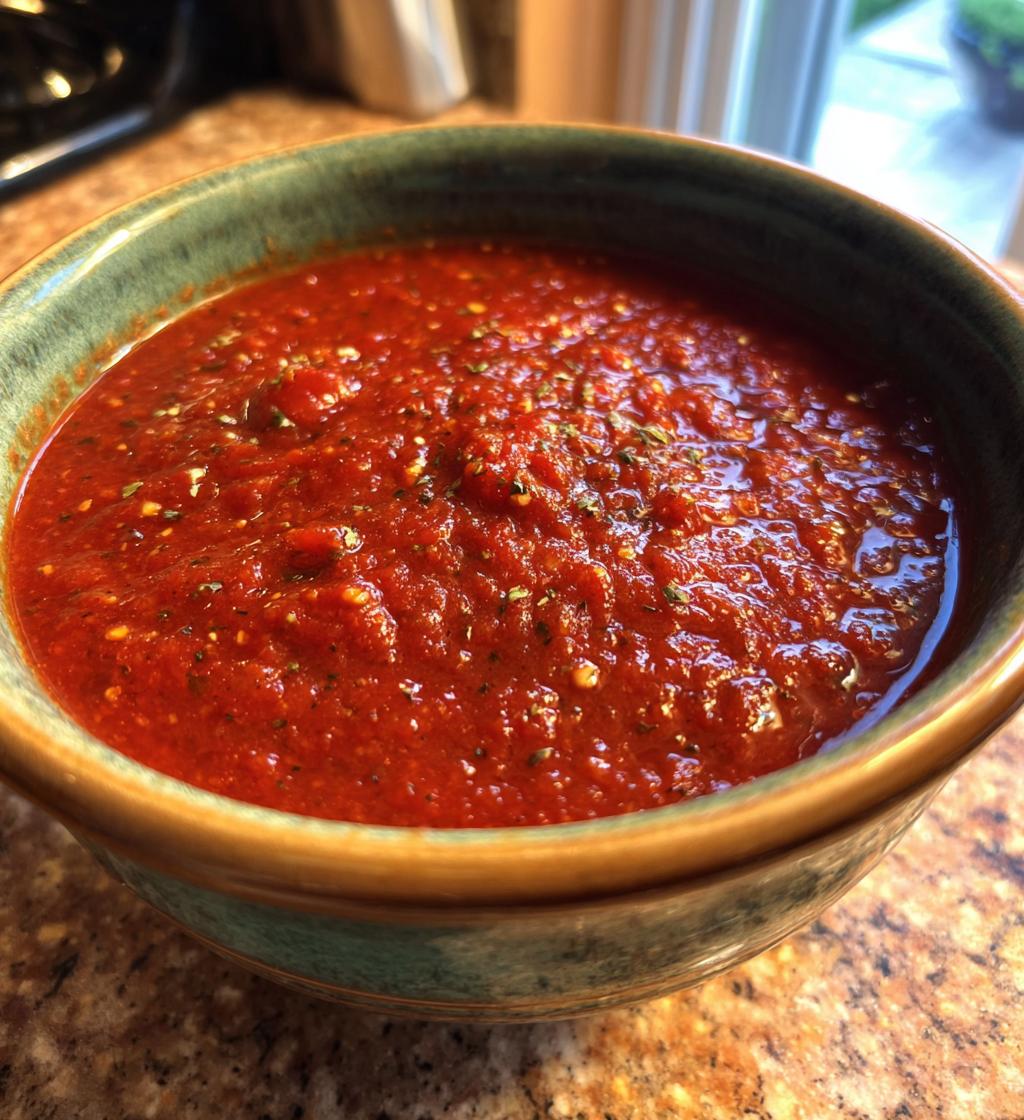 homemade marinara sauce