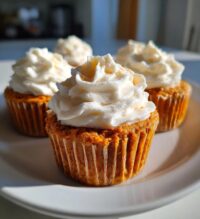 impossible pumpkin pie cupcakes