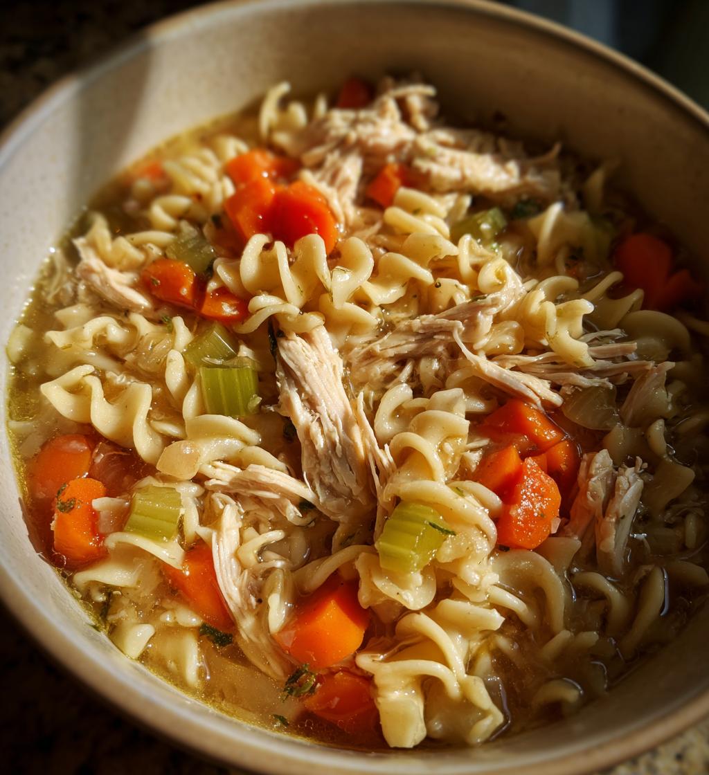 instant pot chicken noodles recipe - detail 1