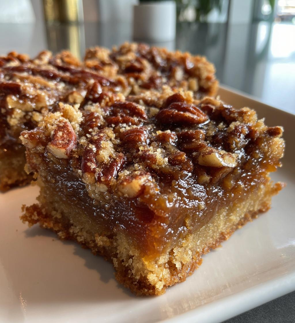irresistible pecan pie bars