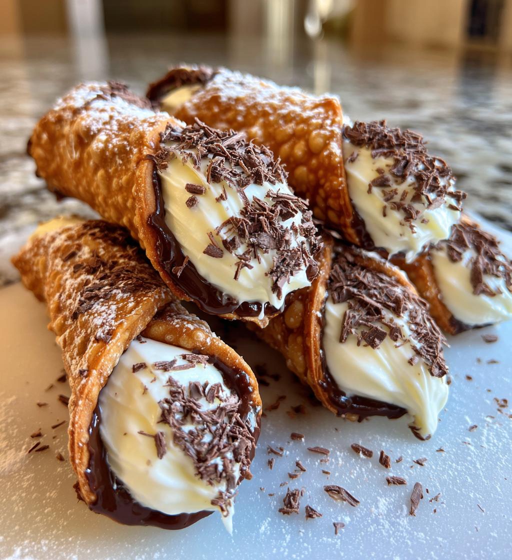 italian cream stuffed cannoncini