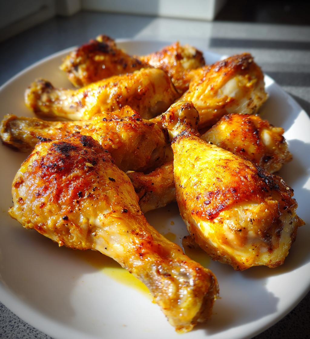 juicy baked chicken legs