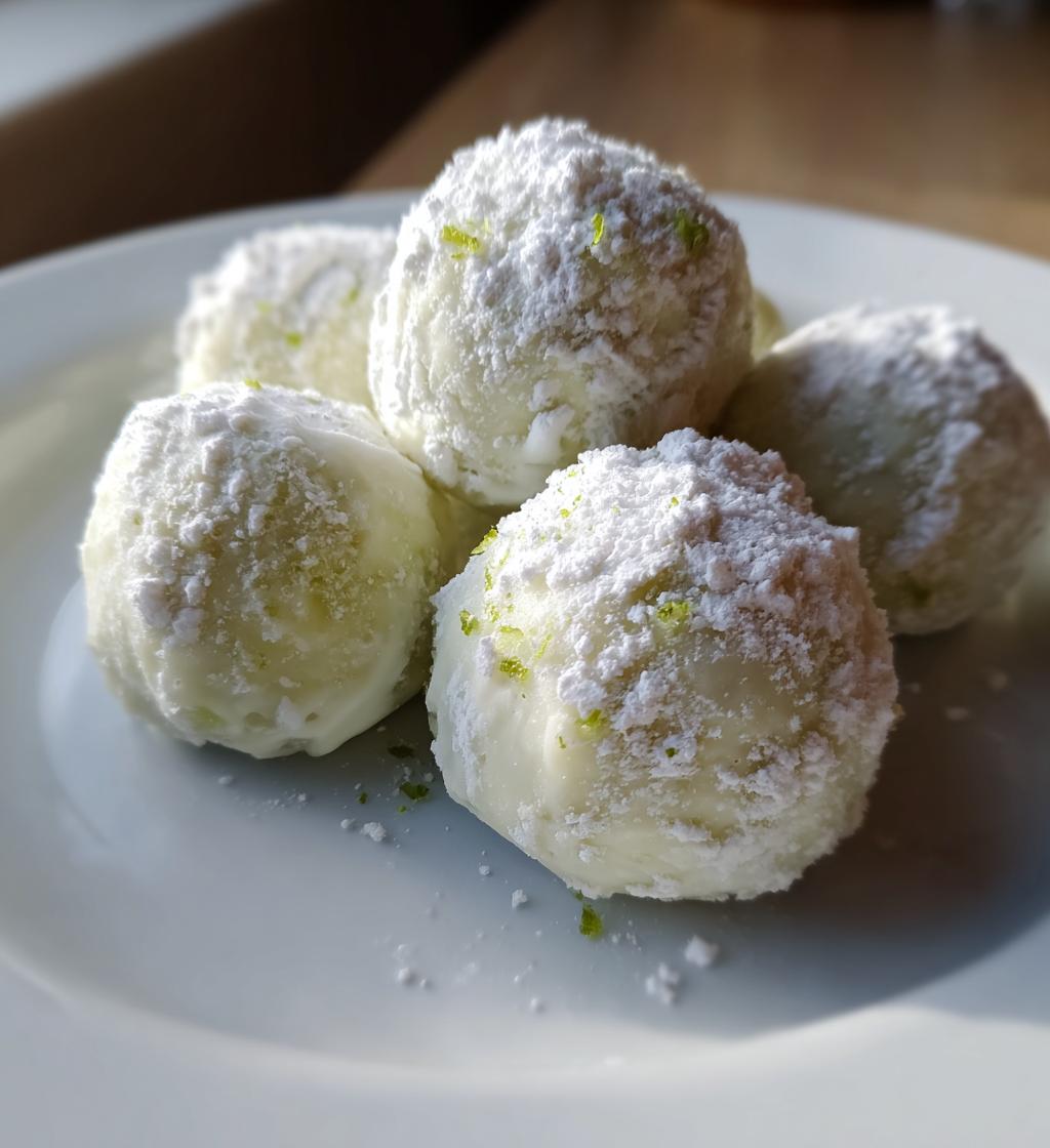 key lime truffles - detail 1