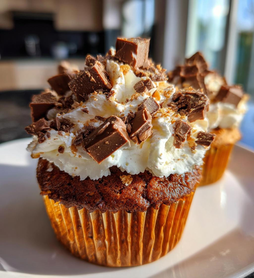 kinder bueno cupcakes - detail 1